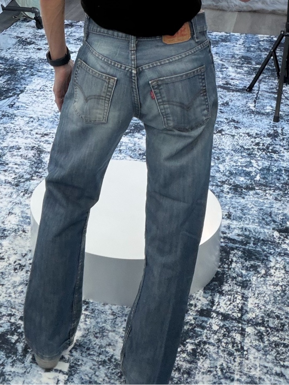 Levi’s 514 Slim Straight Jeans Y2K Low Rise Faded Wash Size 24